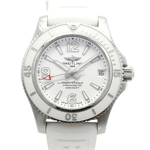 Breitling Superocean 36 A17316 White Dial Watch for Men and Women
